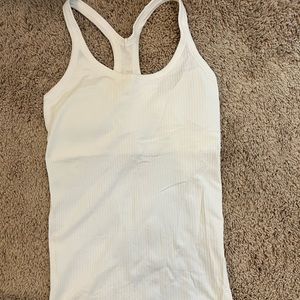 Lululemon ebb to street sz 6 white tank